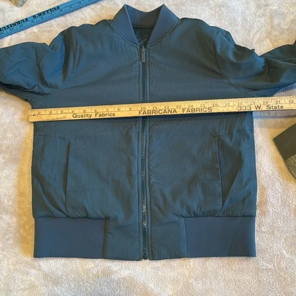 Lululemon Non-Stop Bomber Reversible emerald 6 - Picture 8 of 9